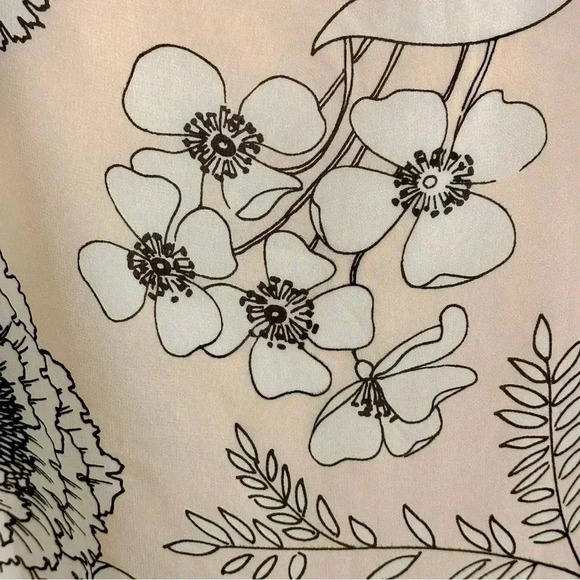 EUC Calvin Klein Floral Blouse - Picture 2 of 3